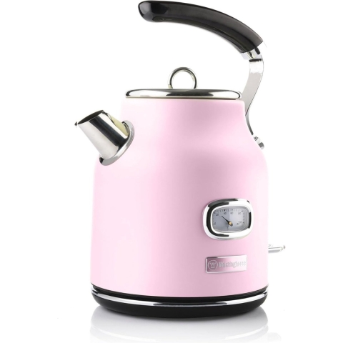 Westinghouse Waterkoker Retro Collections - 2200 W - roze - 1,7 liter - WKWKH148PK