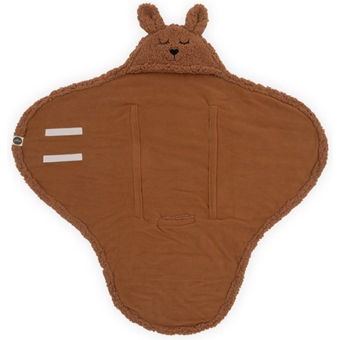 Jollein Wikkeldeken Bunny 100x105cm - Caramel