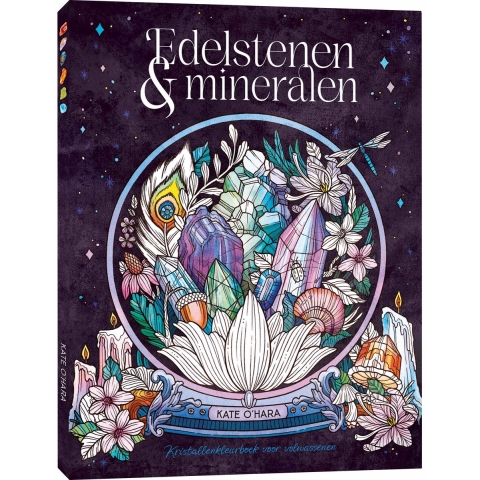 Edelstenen & mineralen kleurboek (Paperback)
