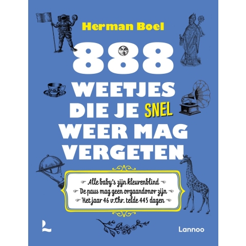 888 weetjes die je snel weer mag vergeten (Paperback)