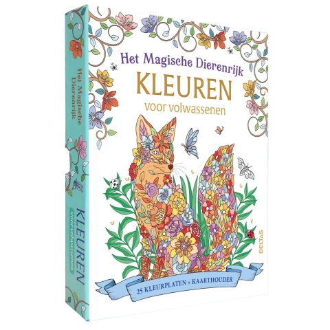 Het magische Dierenrijk - Kleuren voor volwassenen (Kaartspellen)