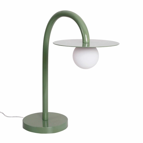 Maxlight Enigma - Tafellamp - 39 X 45 Cm - 2W LED Incl. - Groen