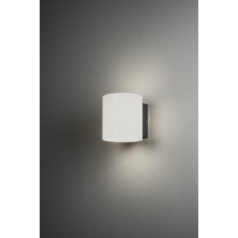 Konstsmide Foggia - Buiten Wandlamp - 14 X 17,5 X 15 Cm - 10W LED Incl. - IP54 - Antraciet