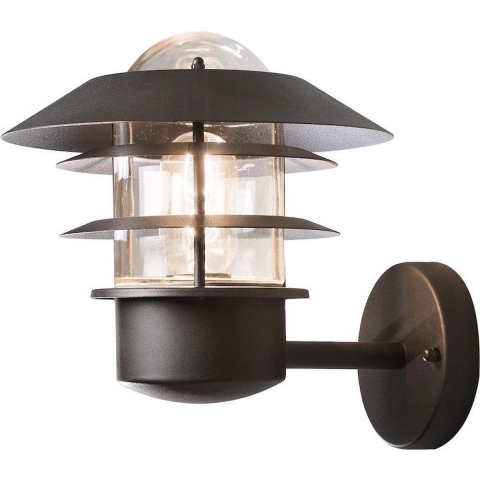 Konstsmide Modena - Buiten Wandlamp - 22 X 26 X 24 Cm - IP44 - Zwart