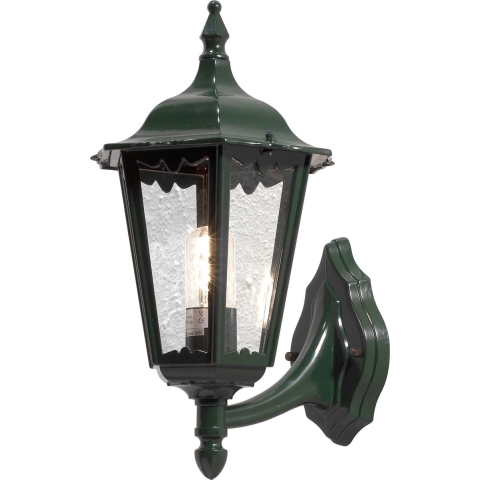Konstsmide Firenze Up - Buiten Wandlamp - 23,5 X 30 X 44 Cm - IP43 - Glanzend Groen