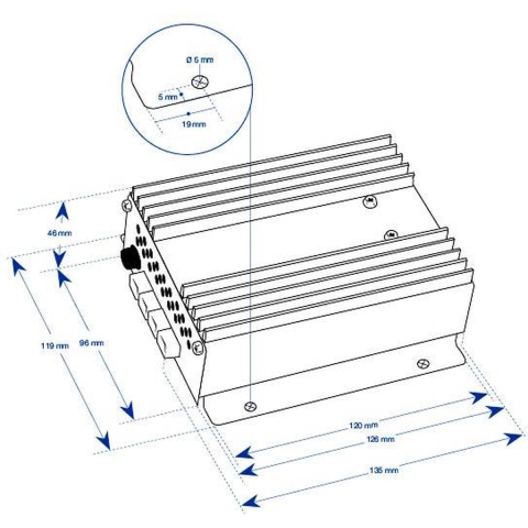 Mascot Battery 8862 DC/DC-converter 80 V/DC - 12 V/DC/6 A 81 W