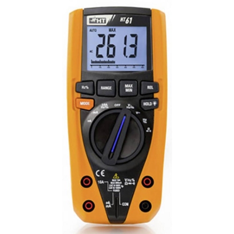 HT Instruments HT61 Multimeter Digitaal CAT III 1000 V, CAT IV 600 V Weergave (counts): 4000