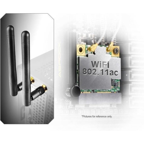 ASRock DeskMini WiFi Kit Netwerkadapter WiFi, Bluetooth
