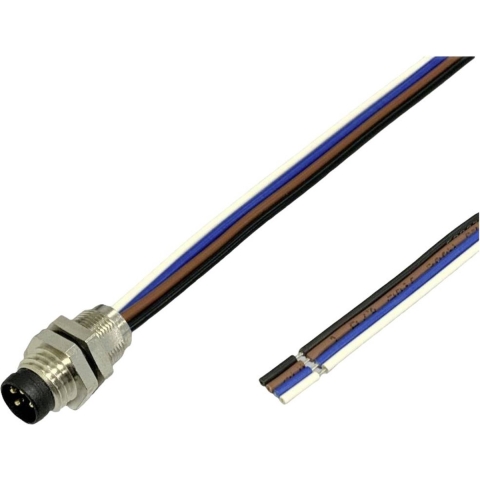 BKL Electronic 2701004 Sensor/actuator inbouwstekker M8 Aantal polen (sensoren): 4 0.2 m 1 stuk(s)