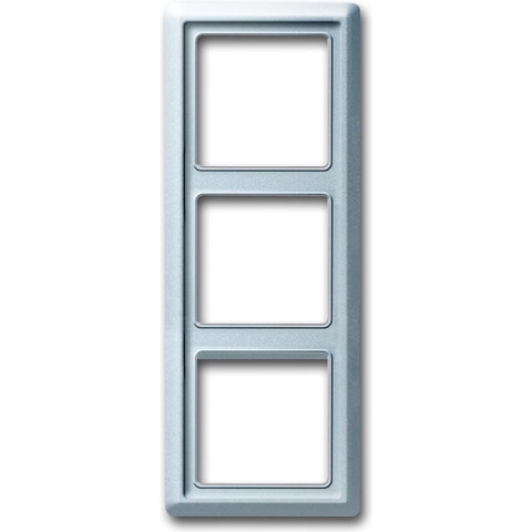 Busch-Jaeger 2CKA001730A0280 Frame Frame 3-voudig Allweather 44 (IP44) Aluminium, Witaluminium (RAL 9006) 1 stuk(s)
