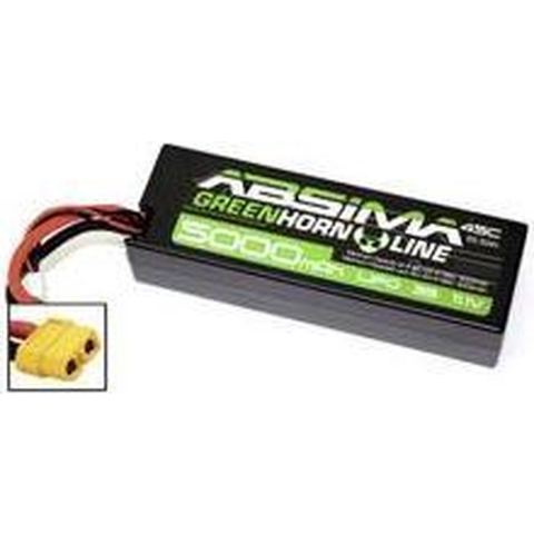 Absima LiPo accupack 11.1 V 5000 mAh Aantal cellen: 3 50 C Stick hardcase XT60