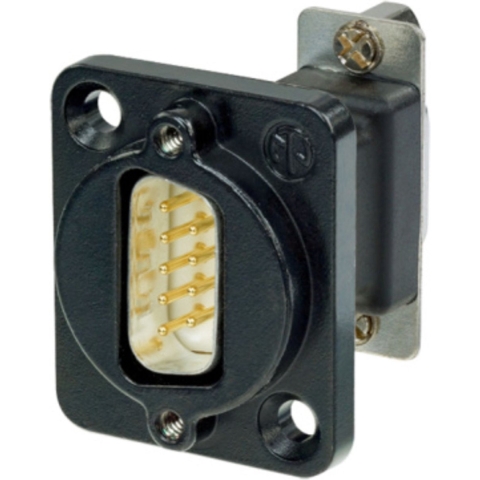 Neutrik NADB9MF-B D-sub adapter D-sub stekker 9-polig - D-sub bus 9-polig 1 stuk(s)