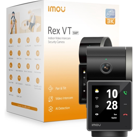 IMOU Rex VT Pro IPC-S2VBP-5M0WR-imou IP Bewakingscamera WiFi 2880 x 1620 Pixel