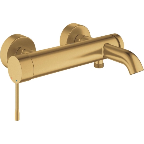 GROHE Essence New Badkraan - Mengkraan - 15 cm hartafstand - Cool sunrise geborsteld (mat goud)