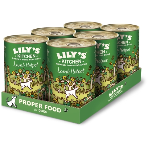 Lily&apos;s Kitchen Hotpot lam natvoer hond 2 trays (12 x 400 g)
