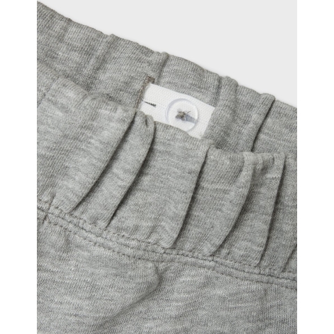 Name It Sweatshorts - Noos - NknCyber ​​​​- Grey Melange - Name It - 7 jaar (122) - Shorts