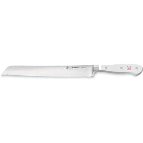 Wusthof - Classic Broodmes Wit met dubbele kartelrand 23 cm