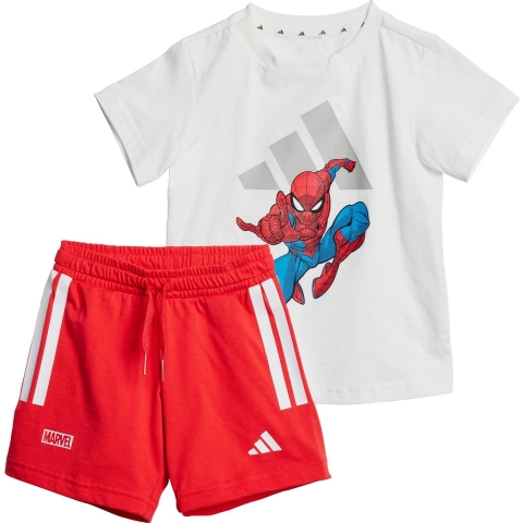 adidas Performance Shorts Set - Ik MRVL SM T SET - White/GRETWO - adidas Performance - 1 jaar (80) - T-Shirt