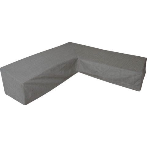 L-vormige loungesethoes Cantonic 220x220x100/70 cm grijs - Eurotrail