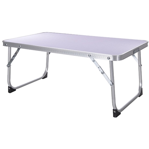 CM Camping tafel - aluminium - opvouwbaar en lichtgewicht - wit - 56 x 34 x 24 cm -