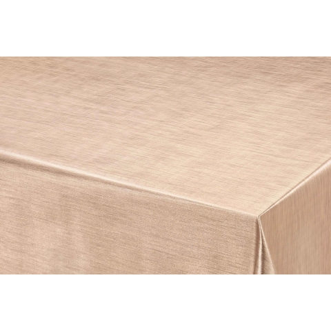 Bellatio Design Tafelkleed - brons - metallic look - 140 x 220 cm -