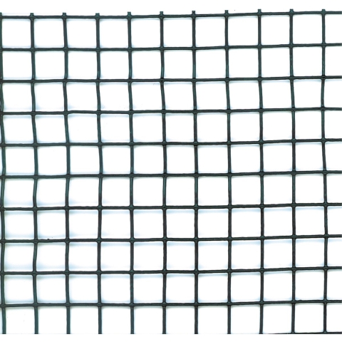 Schermgaas - groen - kunststof - UV bestendig - 1 x 3 m - vierkant maaswijdte 20 x 20 mm -