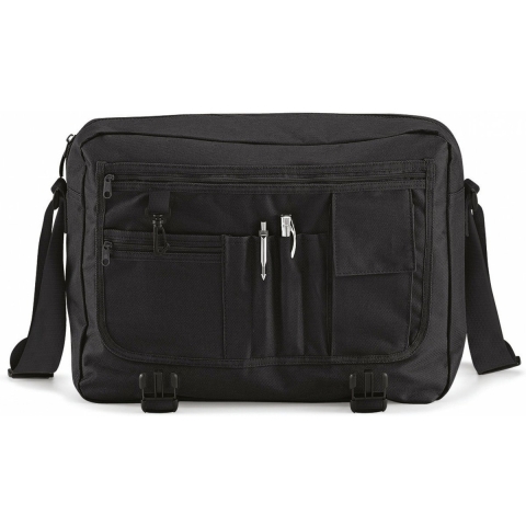 Schoudertas/Messenger bag - donkerblauw - heren/dames - 41 x 31 x 12 cm -