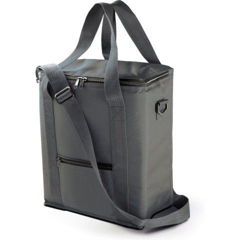 Hoge koeltas voor grote flessen - grijs - 30 x 36 cm - 18 liter - Koeltassen -