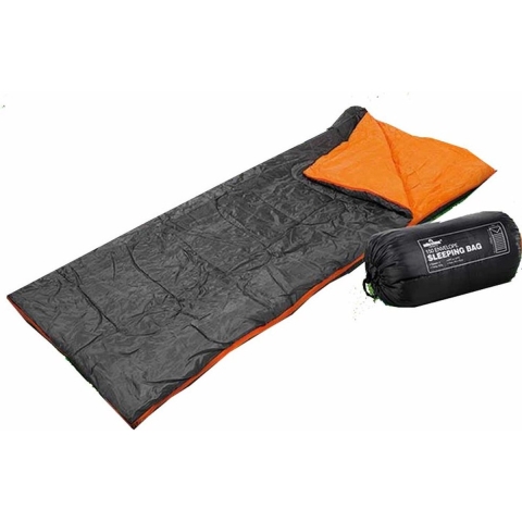 Polyester slaapzak met ritssluiting 170 x 75 cm -