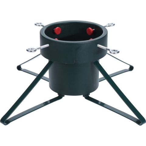 Kerstboomstandaard kunststof groen voor een kerstboom tot 280 cm -