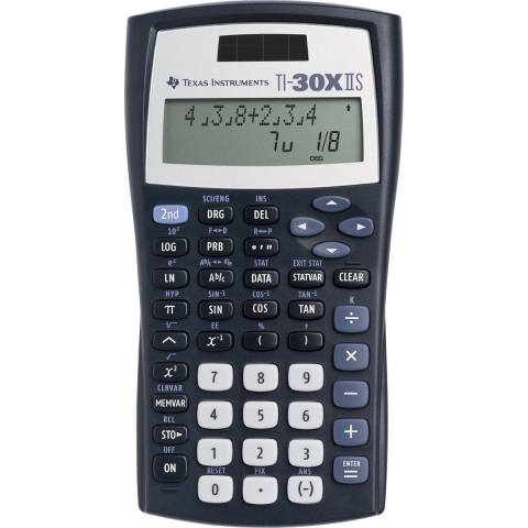 Texas Instruments TI-30XIIS-FC Rekenmachine Zwart