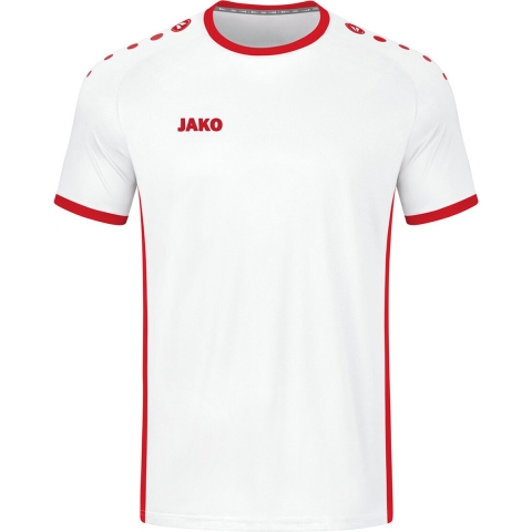 JAKO 4212 Shirt Primera Km - Wit/Sportrood - L