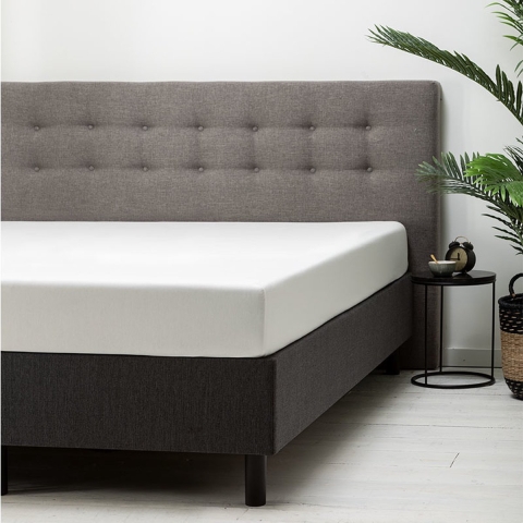 Standaard hoeslaken - Maat: 180 x 200 cm - Katoen - Creme - Fresh&Co
