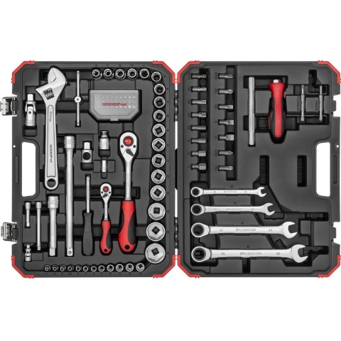 Gedore RED | R46003097 | Dopsleutelset | 1/4” + 1/2" | 97-Delig - 3300186