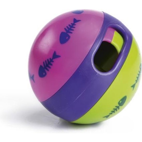 Beeztees Catrino Snackbal - Kattenspeelgoed - Plastic - 6 cm