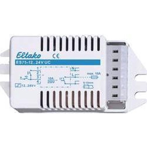 Eltako ES75-12..24V UC Stroomstootschakelaar Vaste inbouw 1x NO 230 V 10 A 500 W 1 stuk(s)