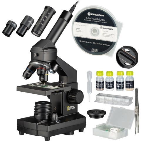 NATIONAL GEOGRAPHIC 40x-1024x Microscoop (koffer en USB oculair inclusief)