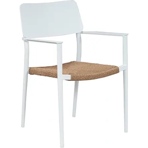Dining Tuinstoel Esta Wit - Trestino