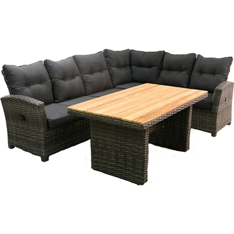 Cortila Lounge- diningset Grijs - Own