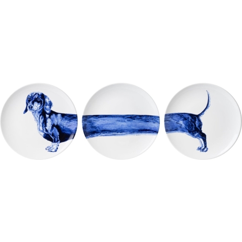 HEINEN - Wandborden - Teckel 25cm (3-delig)