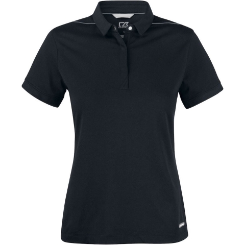 Cutter & Buck 354423 Advantage Performance Polo Lds - Zwart - XXL