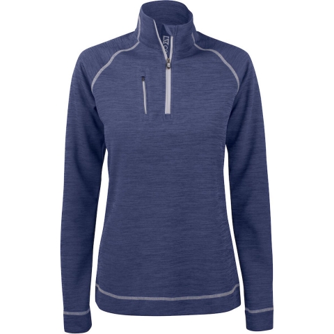 Cutter & Buck 358413 Chambers Hz Sweater Ladies - Denim Mélange - XS