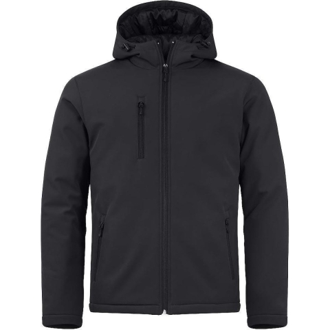Clique 020952 Padded Hoody Softshell - Zwart - L