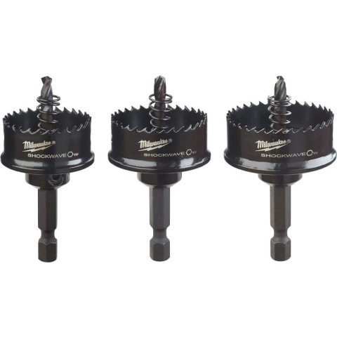 Milwaukee Accessoires Shockwave gatzaag SET 22 / 29/ 35 mm - 49224800