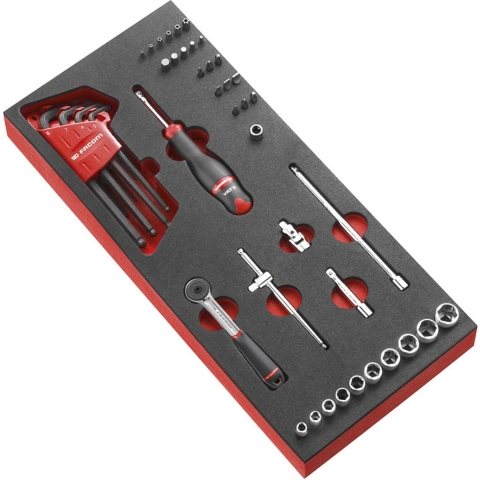 Facom module doppen 1/4" 6-kant en accessoires - metrisch - MODM.R161-36
