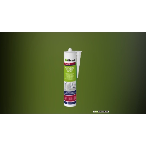 Illbruck FA870 Natuursteenkit Glanzend grijs 310ml koker - FA870378753