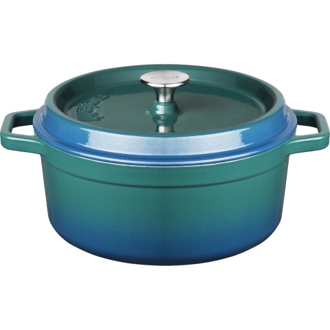 Sola Braadpan met deksel - Blauw - ø 28 cm / 5 liter