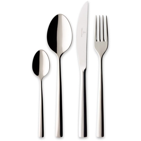 Villeroy & Boch Bestekset Piemont - RVS - 16-delig / 4 personen