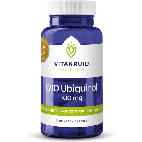 Gratis Verzending: Vitakruid Q10 Ubiquinol 100 mg 90 vegacapsules