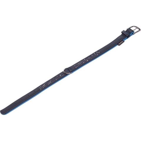 Nobby halsband honden pacific deluxe 60 cm - turqoise - lengte 50 - 58 cm - breedte 2,8/3,2 cm